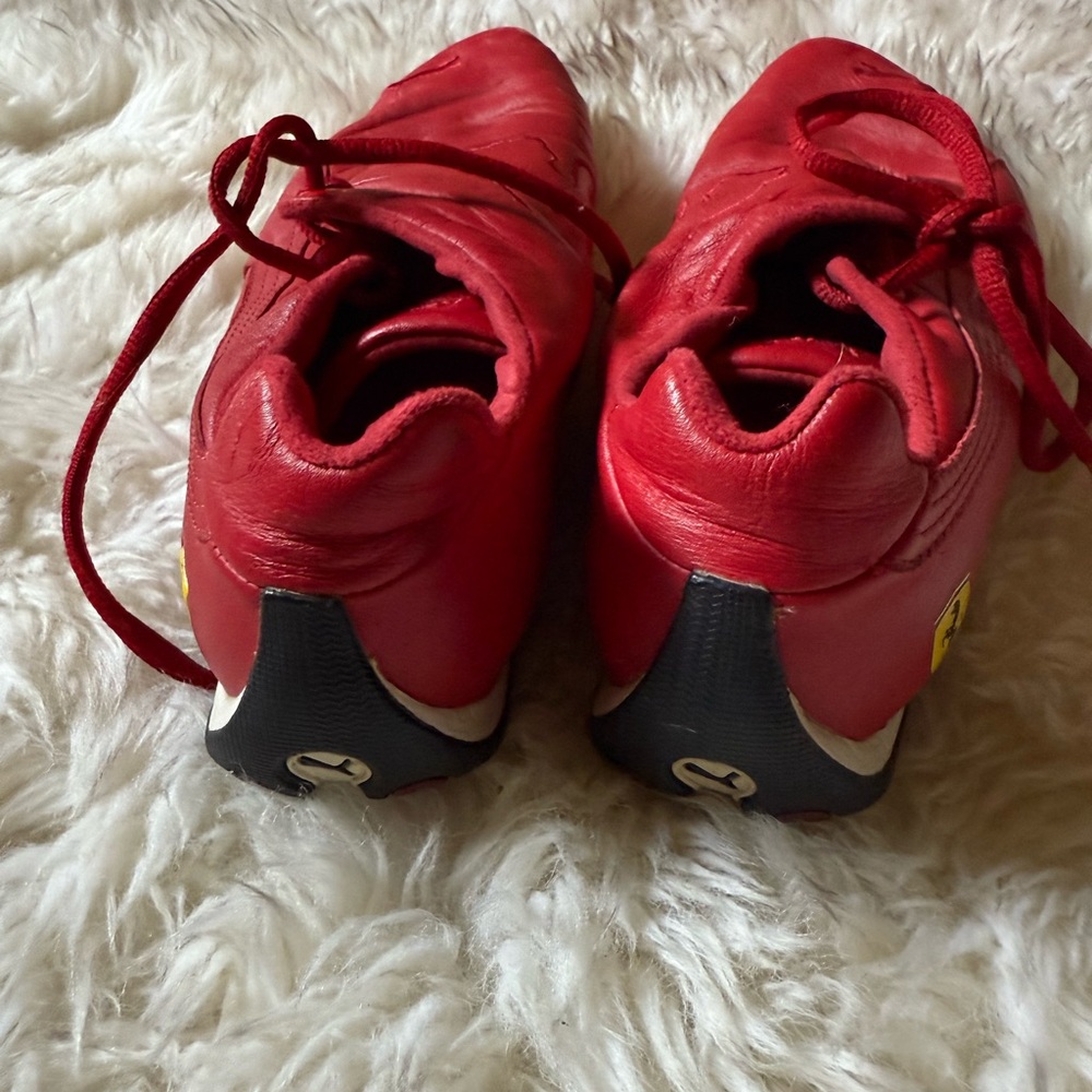 Ferrari Kids Sneakers in Vibrant Red